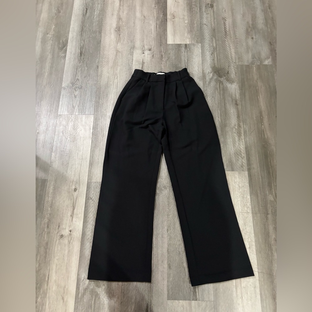 Abercrombie & Fitch Black Wide Leg Pants